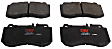 TXH1420 Front Premium Braking Series Semi-metallic Brake Pad Set