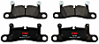 TXH1453 Rear Premium Braking Series Semi-metallic Brake Pad Set