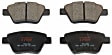 TXH1456 Rear Brake Pad Set, Semi-Metallic, Premium Braking Series