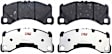 2020 Porsche Macan - Front Semi-metallic Brake Pad Set, 2.9L 6Cyl, enginedesignationname : DGRB, Without Ceramic Composite Brakes, Premium Braking Series