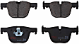 TXH1610 Rear Premium Braking Series Semi-metallic Brake Pad Set