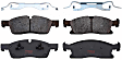 TXH1629 Front Premium Braking Series Semi-metallic Brake Pad Set
