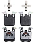 TXH1656 Rear Premium Braking Series Semi-metallic Brake Pad Set
