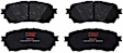 TXH1711 Front Premium Braking Series Semi-metallic Brake Pad Set