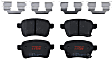 TXH1722 Rear Premium Braking Series Semi-metallic Brake Pad Set
