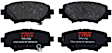 TXH1729 Rear Premium Braking Series Semi-metallic Brake Pad Set