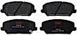 TXH1735 Front Premium Braking Series Semi-metallic Brake Pad Set