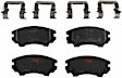 TXH1745 Front Premium Braking Series Semi-metallic Brake Pad Set