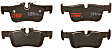 TXH1762 Rear Premium Braking Series Semi-metallic Brake Pad Set