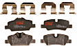 TXH1800 Rear Premium Braking Series Semi-metallic Brake Pad Set