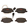 TXH1822 Rear Ultra Series Semi-metallic Brake Pad Set