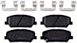 TXH1827 Front Premium Braking Series Semi-metallic Brake Pad Set