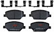 TXH1886 Front Premium Braking Series Semi-metallic Brake Pad Set