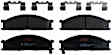 TXM0333 Front Premium Braking Series Semi-metallic Brake Pad Set