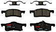 TXM0935 Rear Premium Braking Series Semi-metallic Brake Pad Set