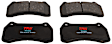 TXM0938 Front Premium Braking Series Semi-metallic Brake Pad Set