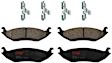 TXM0967 Rear Premium Braking Series Semi-metallic Brake Pad Set