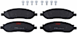 TXM1068 Rear Premium Braking Series Semi-metallic Brake Pad Set