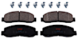 TXM1069 Front Premium Braking Series Semi-metallic Brake Pad Set