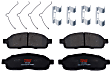 TXM1083 Front Premium Braking Series Semi-Metallic Brake Pad Set