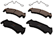 TXM1085 Front Premium Braking Series Semi-metallic Brake Pad Set