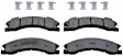 TXM1565 Front Premium Braking Series Semi-metallic Brake Pad Set