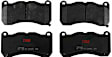 TXM1666 Front Premium Braking Series Semi-metallic Brake Pad Set