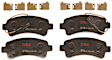TXM1746 Rear Premium Braking Series Semi-metallic Brake Pad Set