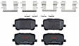 TXM1766 Rear Premium Braking Series Semi-metallic Brake Pad Set