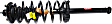 171299 Rear, Driver or Passenger Side Fully Loaded Strut, Quick-strut Series