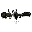 173051 Front, Passenger Side Fully Loaded Strut, Quick-strut Series