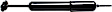 37122 Front, Driver or Passenger Side Shock, OESpectrum Truck Series