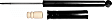 39108 Rear, Driver or Passenger Side Shock, RWD, Sedan, OESpectrum Monotube Series