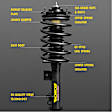 5575 Rear, Driver or Passenger Side Shock, OESpectrum Series