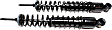 58275 Front, Driver and Passenger Side Shock, Load Adjusting Series