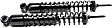 58275 Front, Driver and Passenger Side Shock, Load Adjusting Series