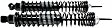 58568 Rear, Driver and Passenger Side Shock, Load Adjusting Series
