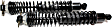 58594 Rear, Driver and Passenger Side Shock, Load Adjusting Series
