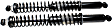 58618 Rear, Driver and Passenger Side Shock, Load Adjusting Series