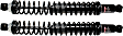 58637 Rear, Driver and Passenger Side Shock, Load Adjusting Series