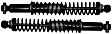 58644 Rear, Driver and Passenger Side Shock, Load Adjusting Series