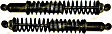 58645 Rear, Driver and Passenger Side Shock, Load Adjusting Series