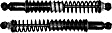 58646 Rear, Driver and Passenger Side Shock, Load Adjusting Series