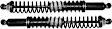 58649 Rear, Driver and Passenger Side Shock, 4WD, Load Adjusting Series