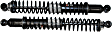 58650 Rear, Driver and Passenger Side Shock, Load Adjusting Series