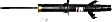 72261 Front, Driver or Passenger Side Bare Strut, OESpectrum Strut Series