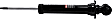 72595 Rear, Driver or Passenger Side Bare Strut, FWD, OESpectrum Strut Series
