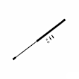 610737 Driver or Passenger Side Liftgate Lift Support, Hatchback, Sold Individually