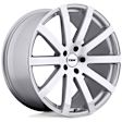 2010BRK545112S72 Aluminum Silver Wheel, 20 in. X 10 in., 5 x 4.5 in. Bolt Pattern