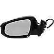 Driver Side Mirror, Power Adjust, Manual Folding, Heated, Paintable, In-housing Signal Light, With memory, With Puddle Light, No Auto-Dimming, With Blind Spot Detection in Glass